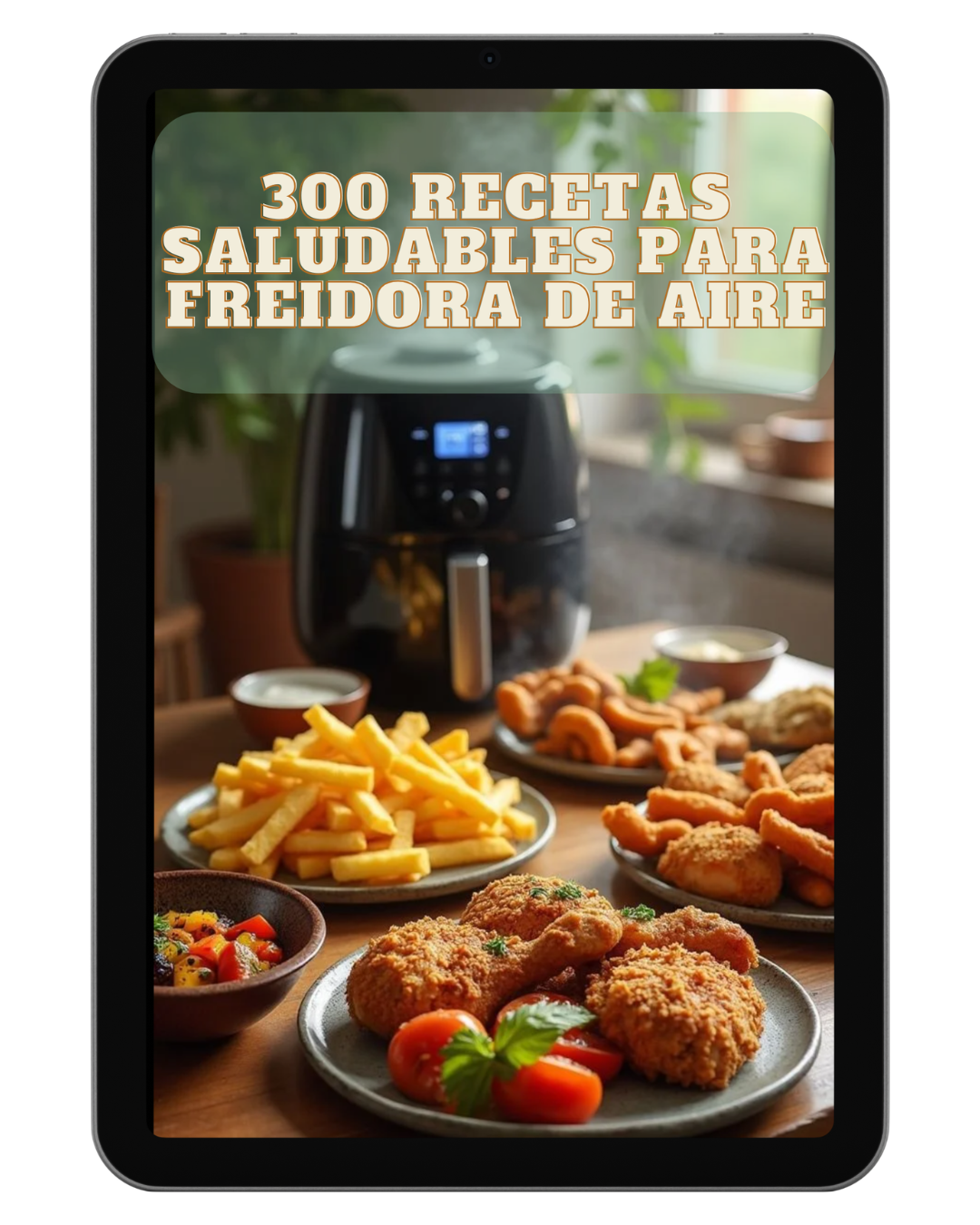 LIBRO —LA GUÍA DEFINITIVA DE +300 RECETAS SALUDABLES PARA FREIDORA DE AIRE