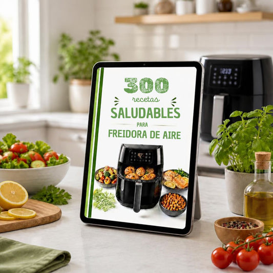 🍽️ 300 Recetas Saludables Para Freidora De Aire