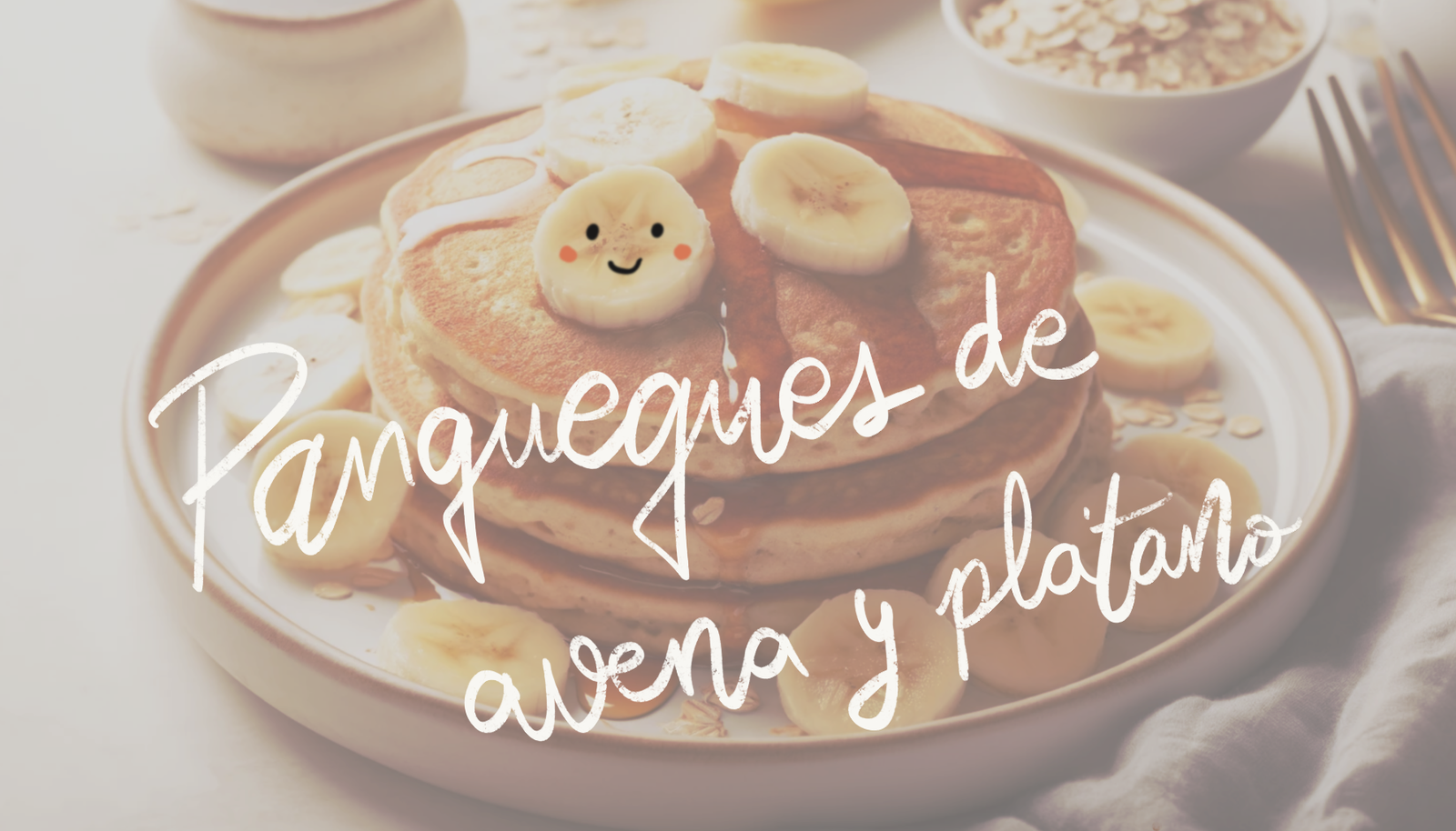 Panqueques de Avena y Plátano