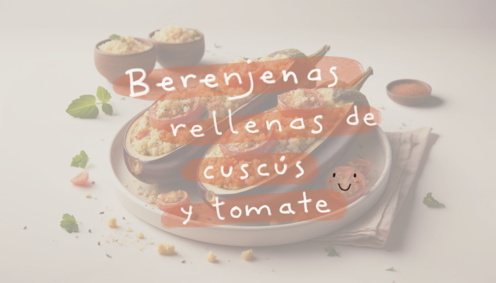 Receta de Berenjenas Rellenas de Cuscús y Tomates en freidora de aire.información nutricional.calorías airfryer