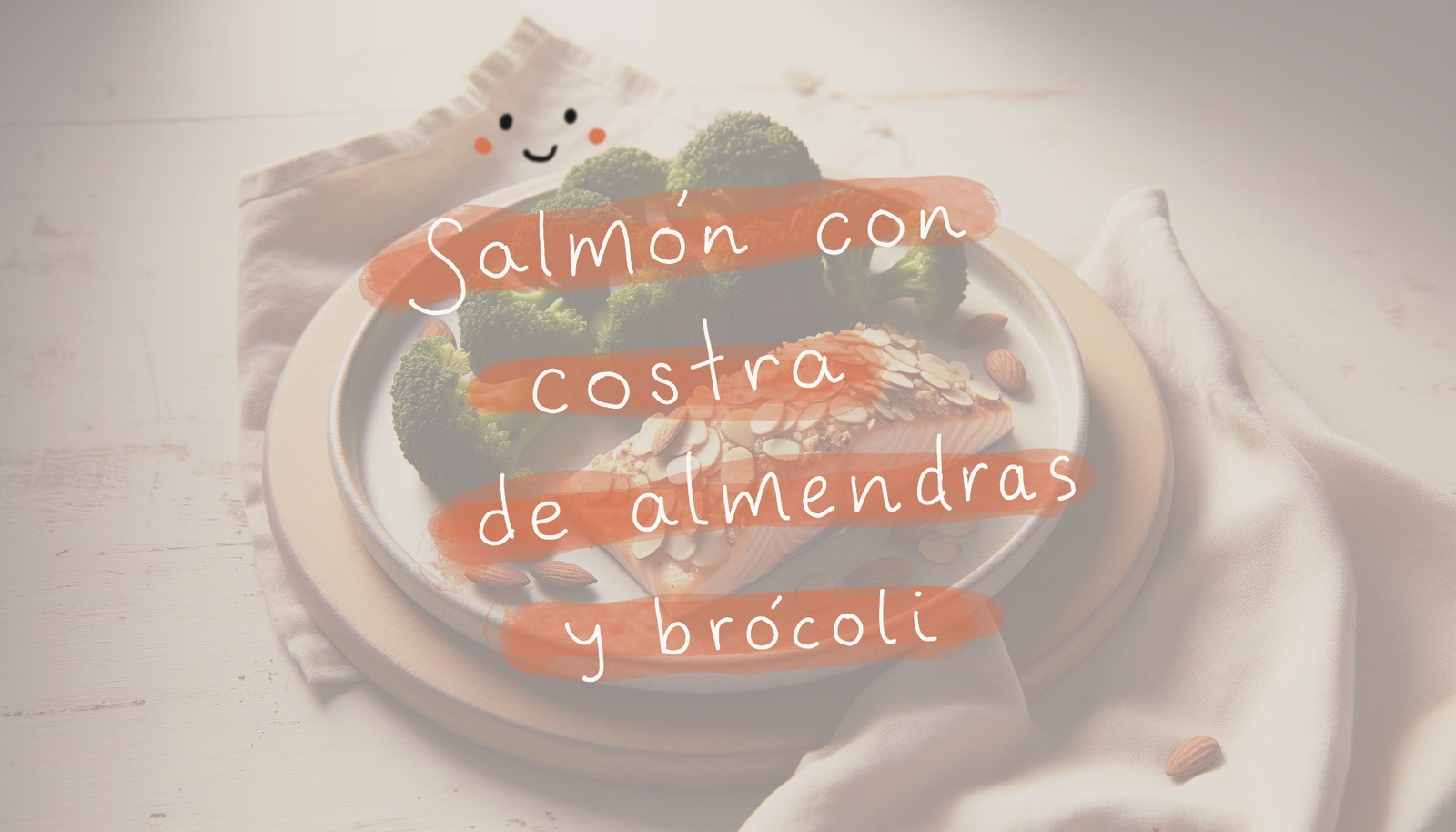 Salmón con Costra de Almendras y Brócoli